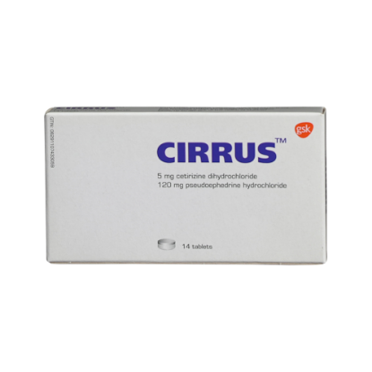 CIRRUS 120MG/5MG 14 TAB